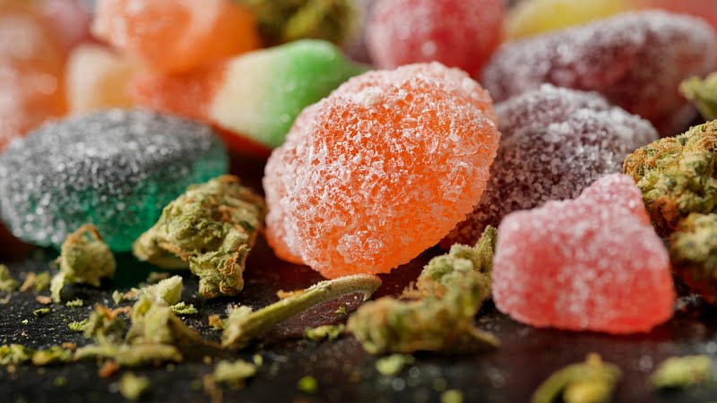 Close-up image of hemp gummies