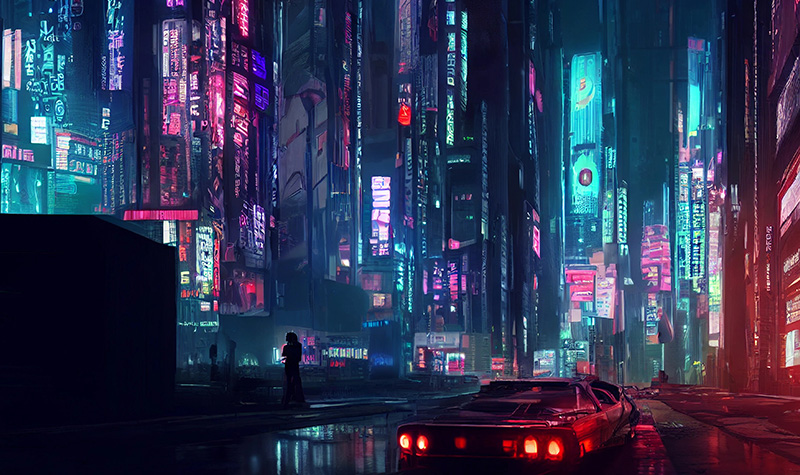 An image from the movie Blade Runner