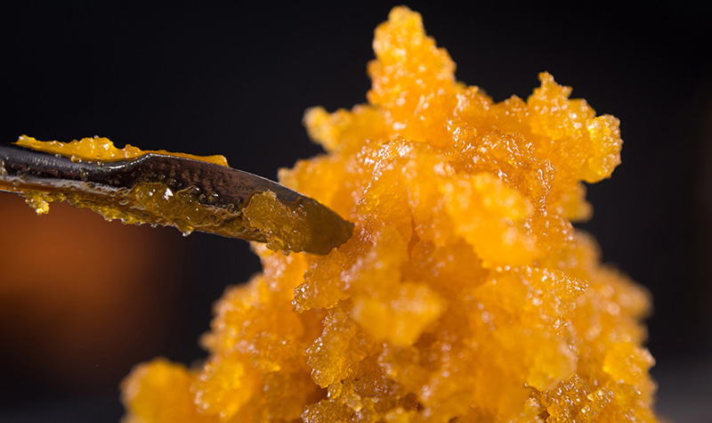 A scoop of a live resin