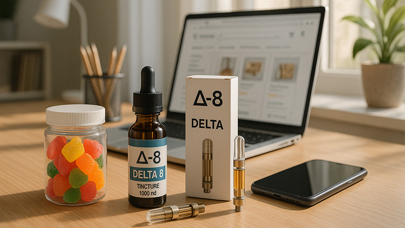 Delta 8 products ordered online for lesser price