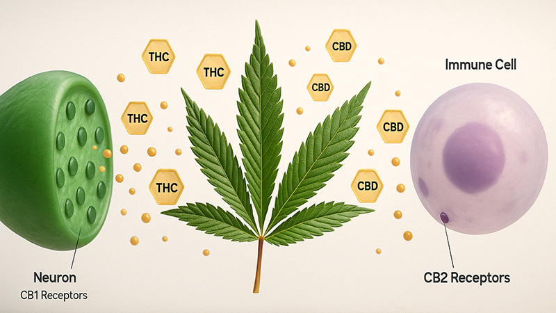 Endocannabinoid System and the different kind of cannabinoids 