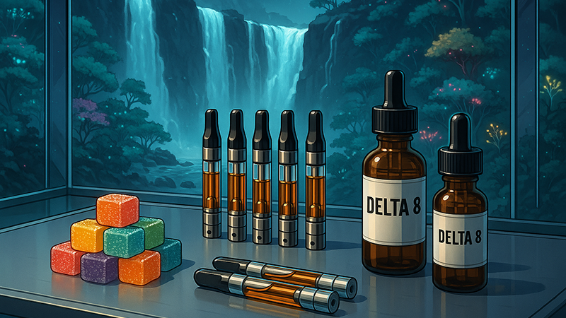 Compilation of high quality delta 8 thc products which is a reason why people is switching to it