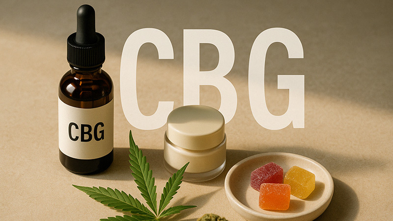 CBG oil, cream, and gummies