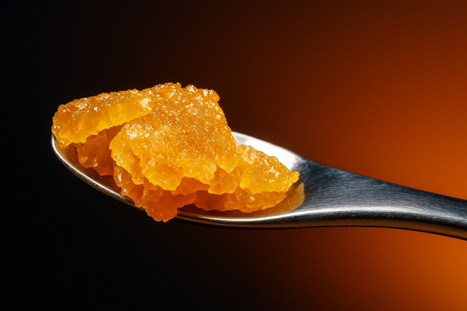 Live resin in a spoon