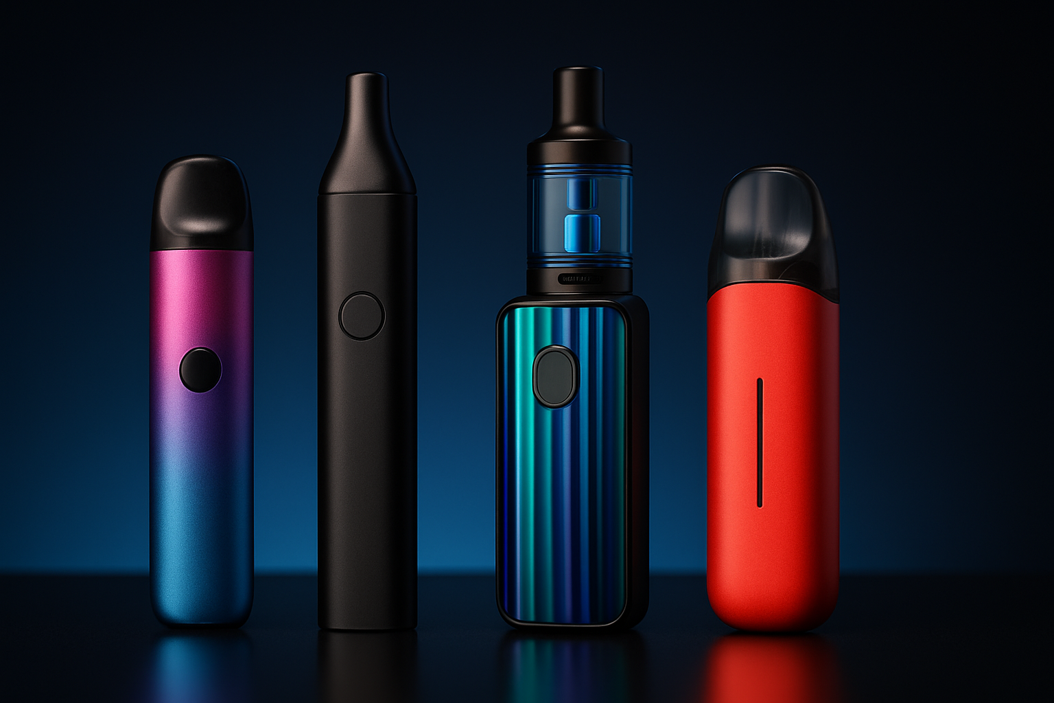 Different kind of vape with different strains to choose from
